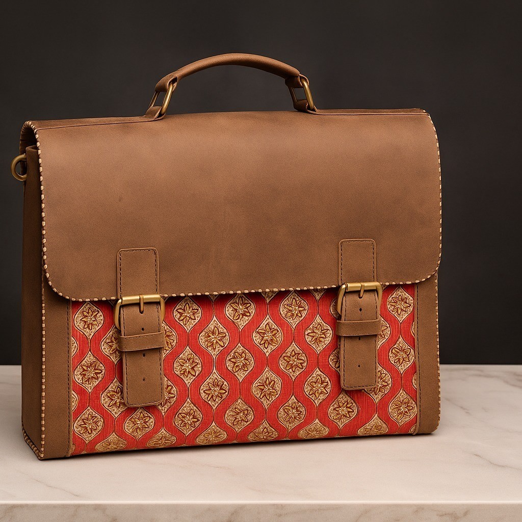 Leather Messenger Bag